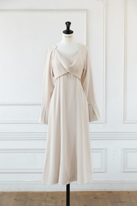 【10月中旬発送】Elsie Twist-Front Dress