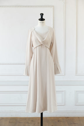 【10月中旬発送】Elsie Twist-Front Dress