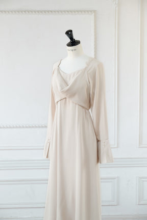 【10月中旬発送】Elsie Twist-Front Dress