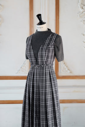【新色】Classic Plaid Jumper Dress