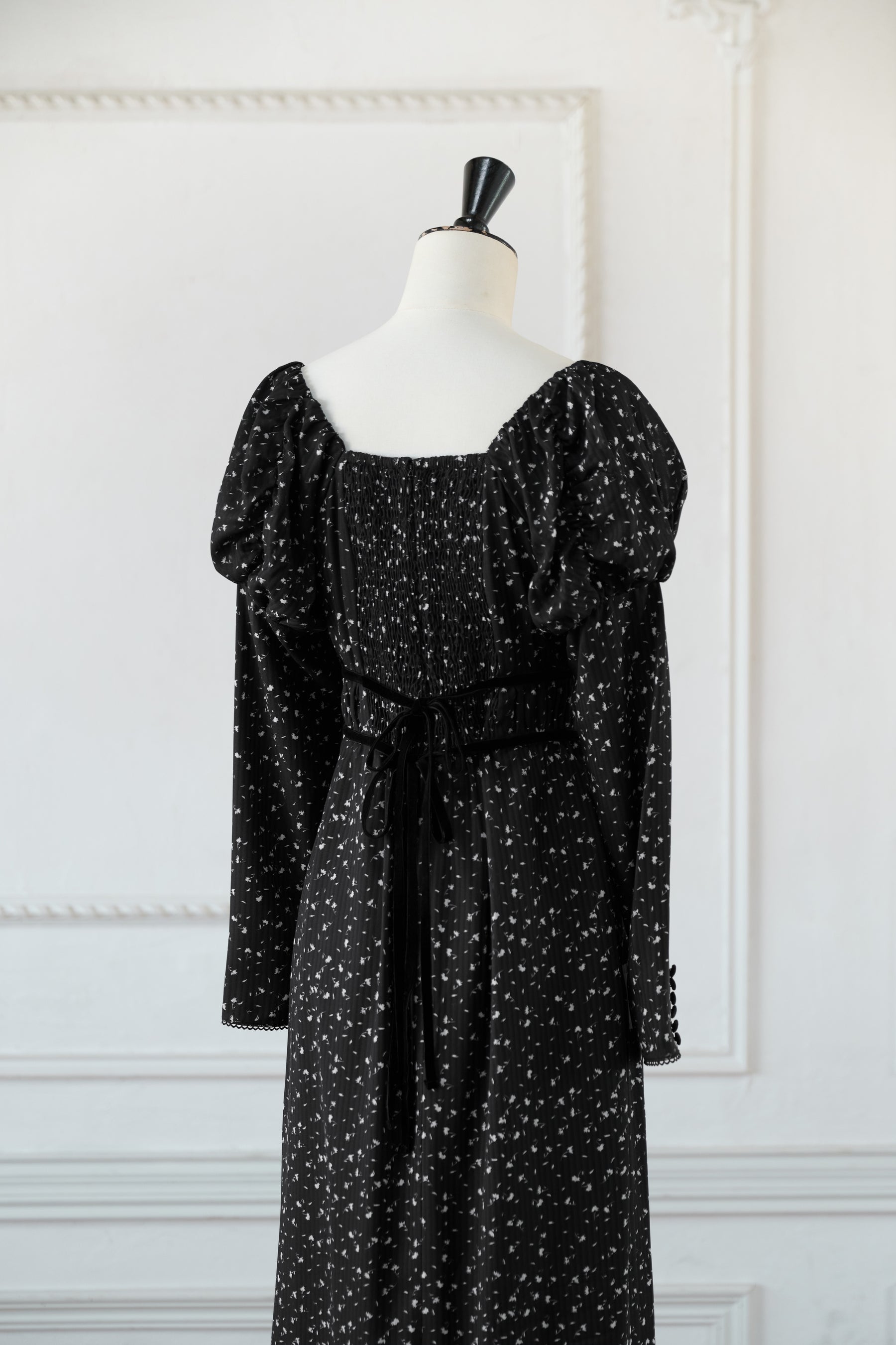 【10月上旬発送】Capucine Bloom Sleeve Chiffon Dress