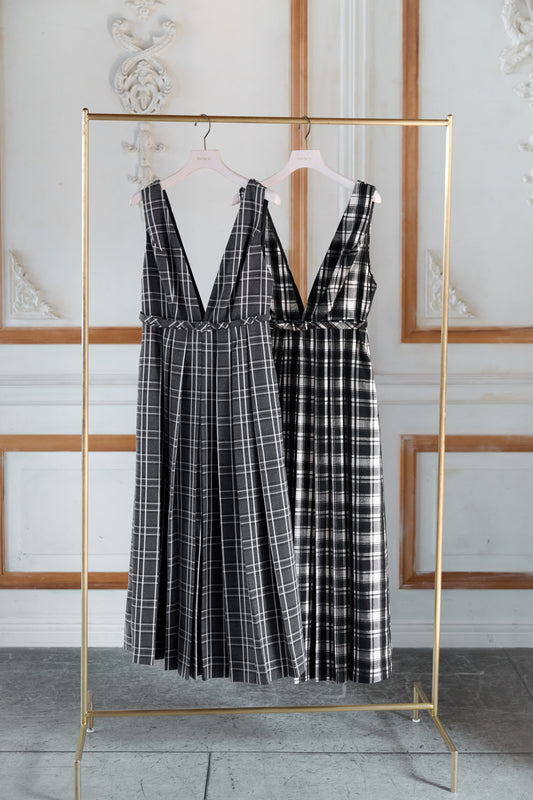 【新色】Classic Plaid Jumper Dress