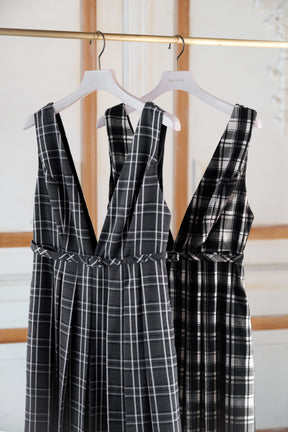 【新色】Classic Plaid Jumper Dress
