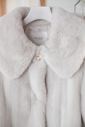 [New color] Winter Love Faux Fur Coat 