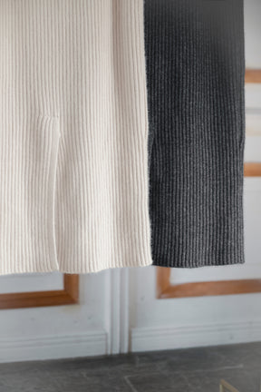 【10月中旬発送】Lydie Ribbed Knit Skirt