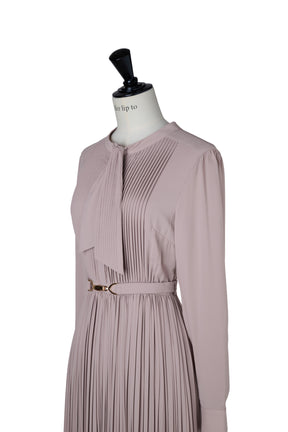 Viola Bow Pleated Dress