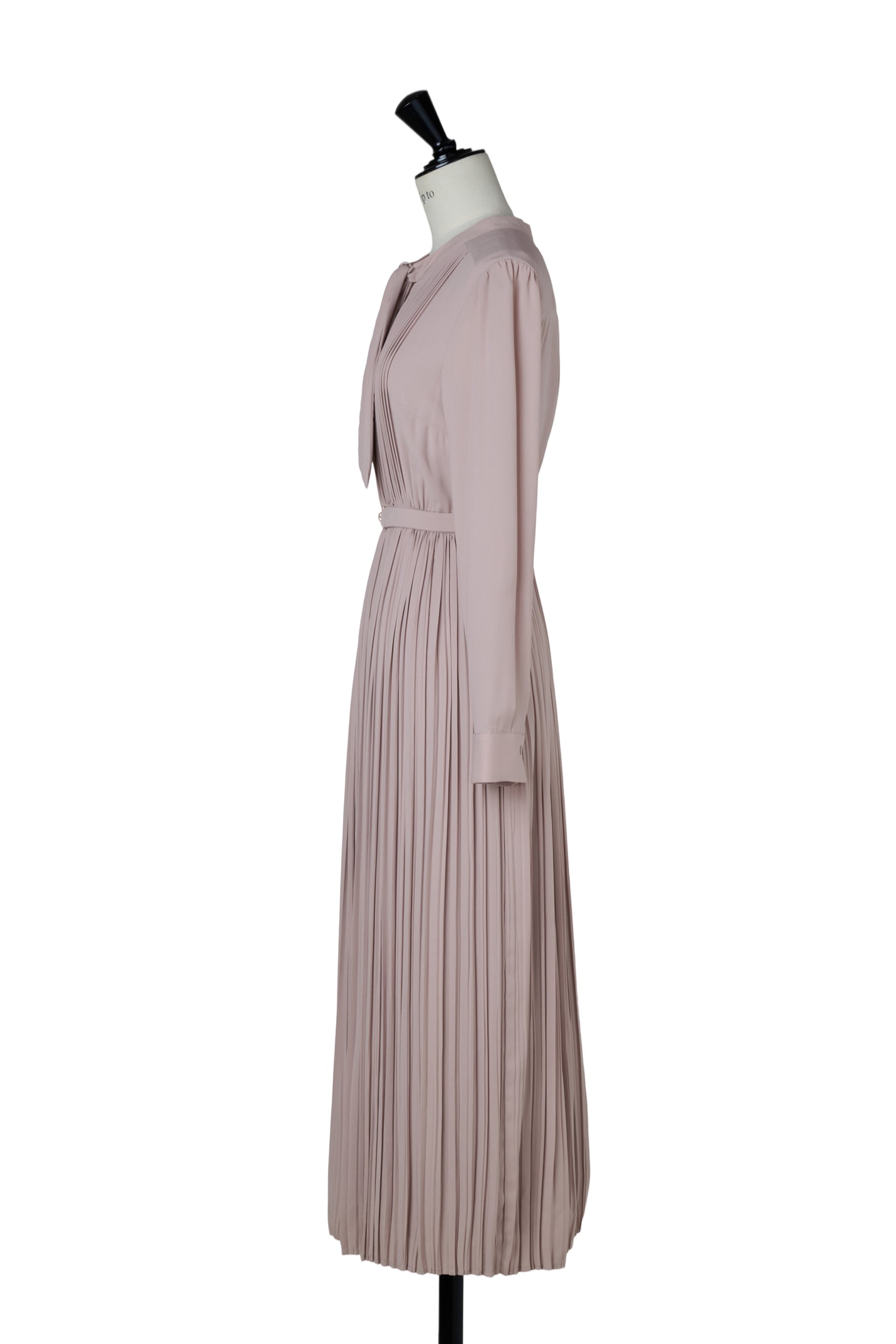 Viola Bow Pleated Dress