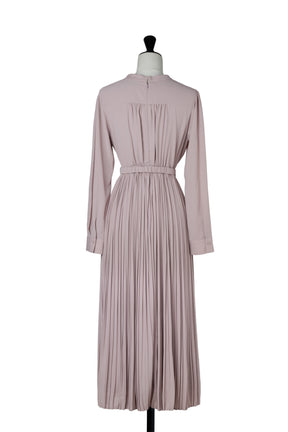 Viola Bow Pleated Dress