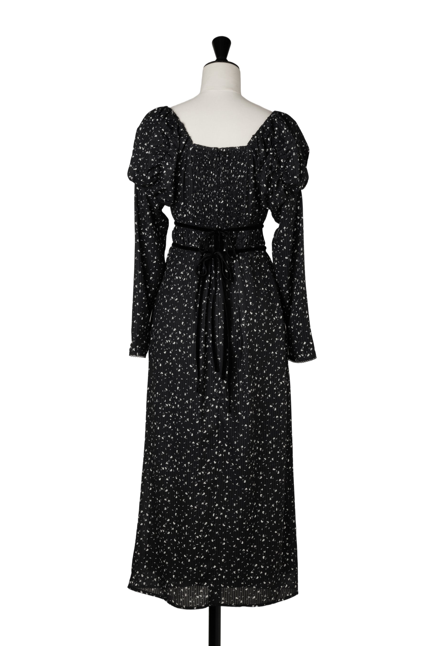 【10月上旬発送】Capucine Bloom Sleeve Chiffon Dress