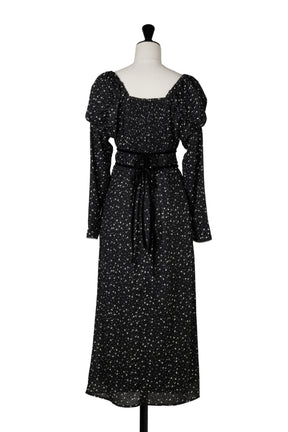 【10月上旬発送】Capucine Bloom Sleeve Chiffon Dress