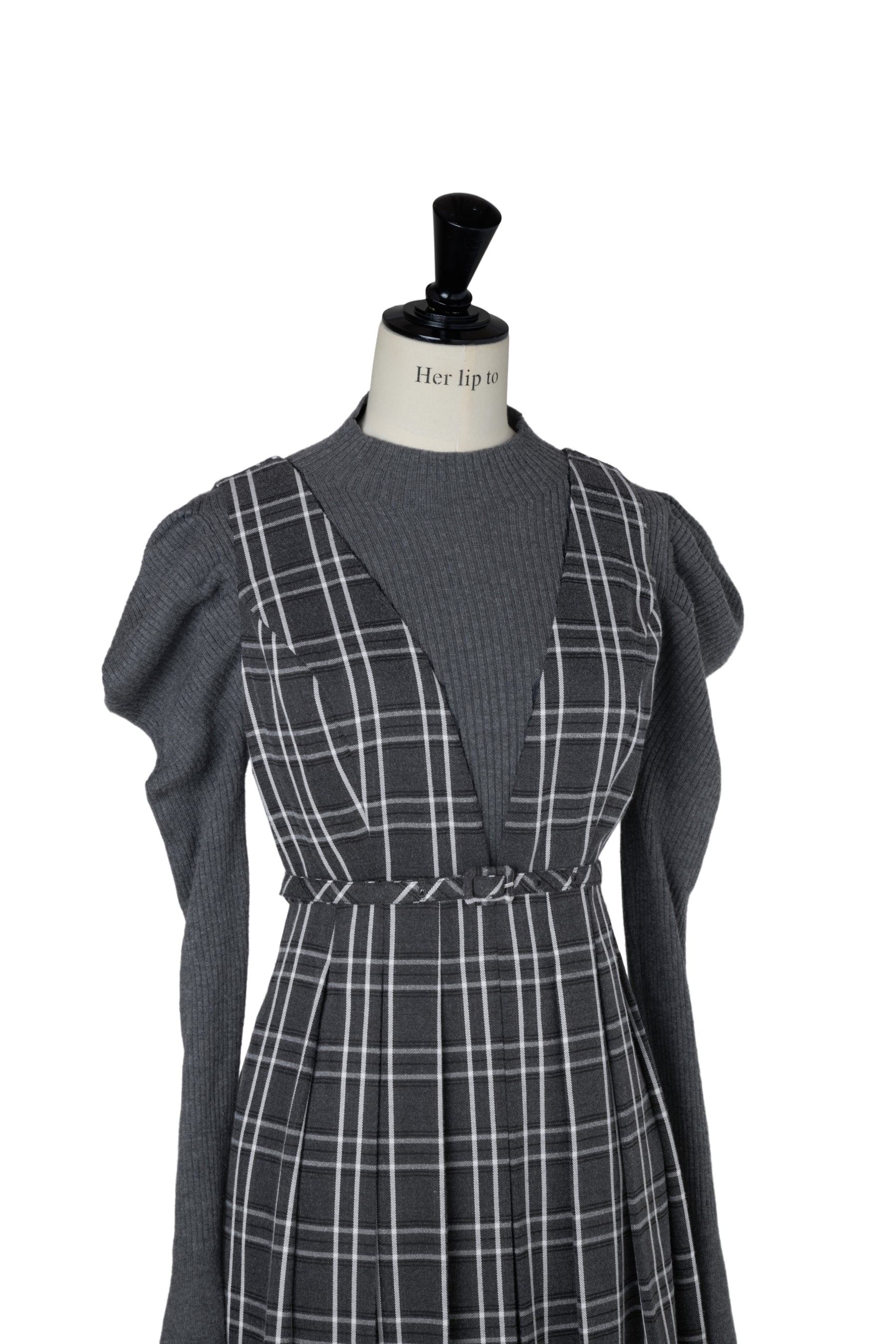 【新色】Classic Plaid Jumper Dress