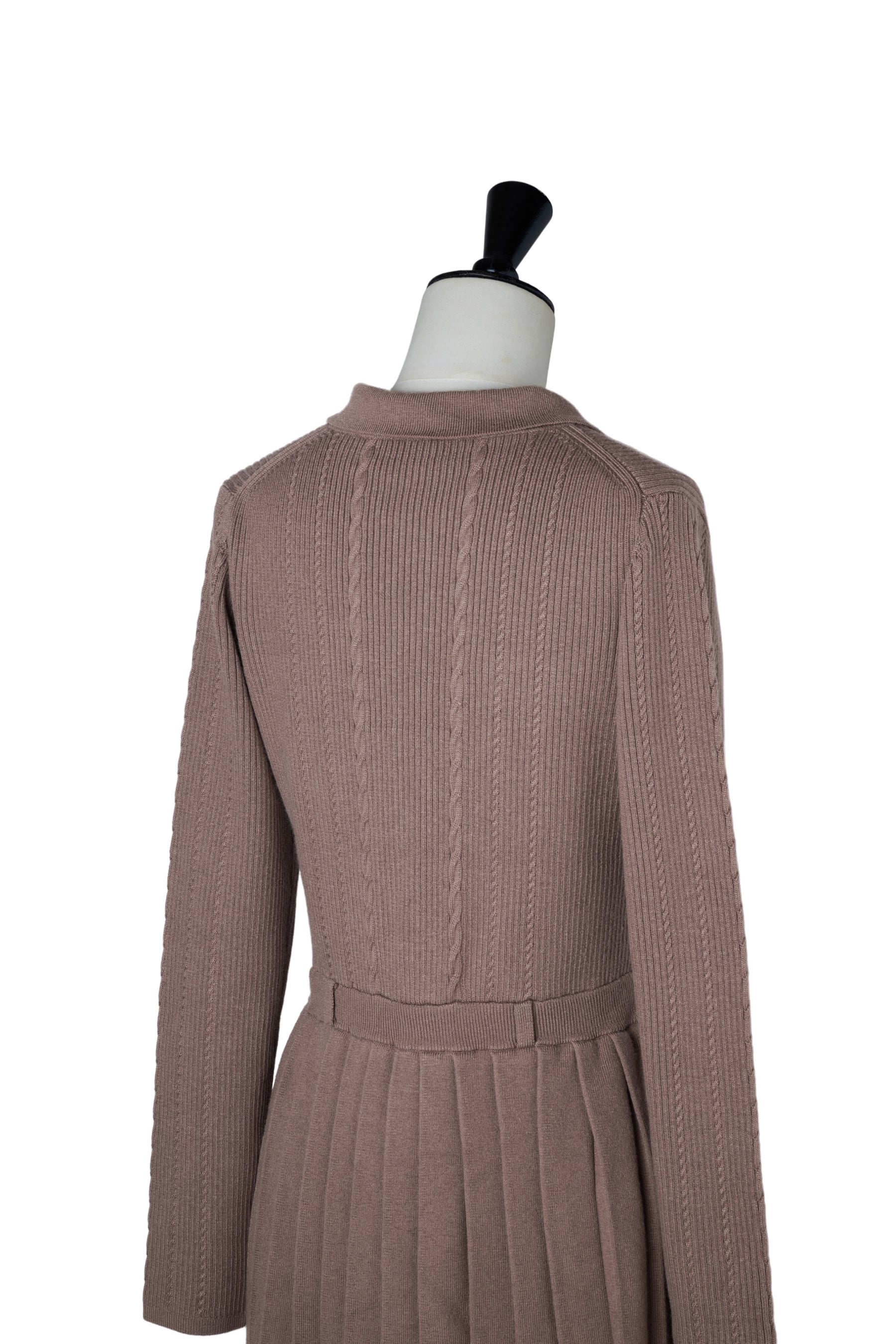 【10月中旬発送】Margot Pleated Knit Mini Dress