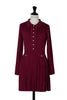 【10月中旬発送】Margot Pleated Knit Mini Dress