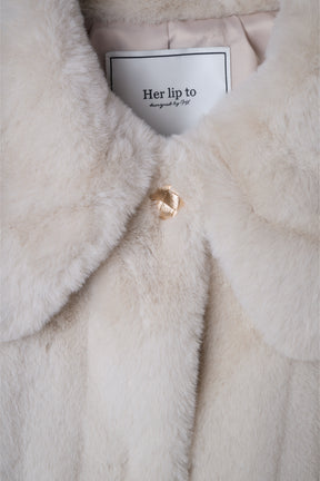 [New color] Winter Love Faux Fur Coat 