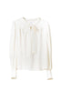 Bow-Tie Twill Blouse