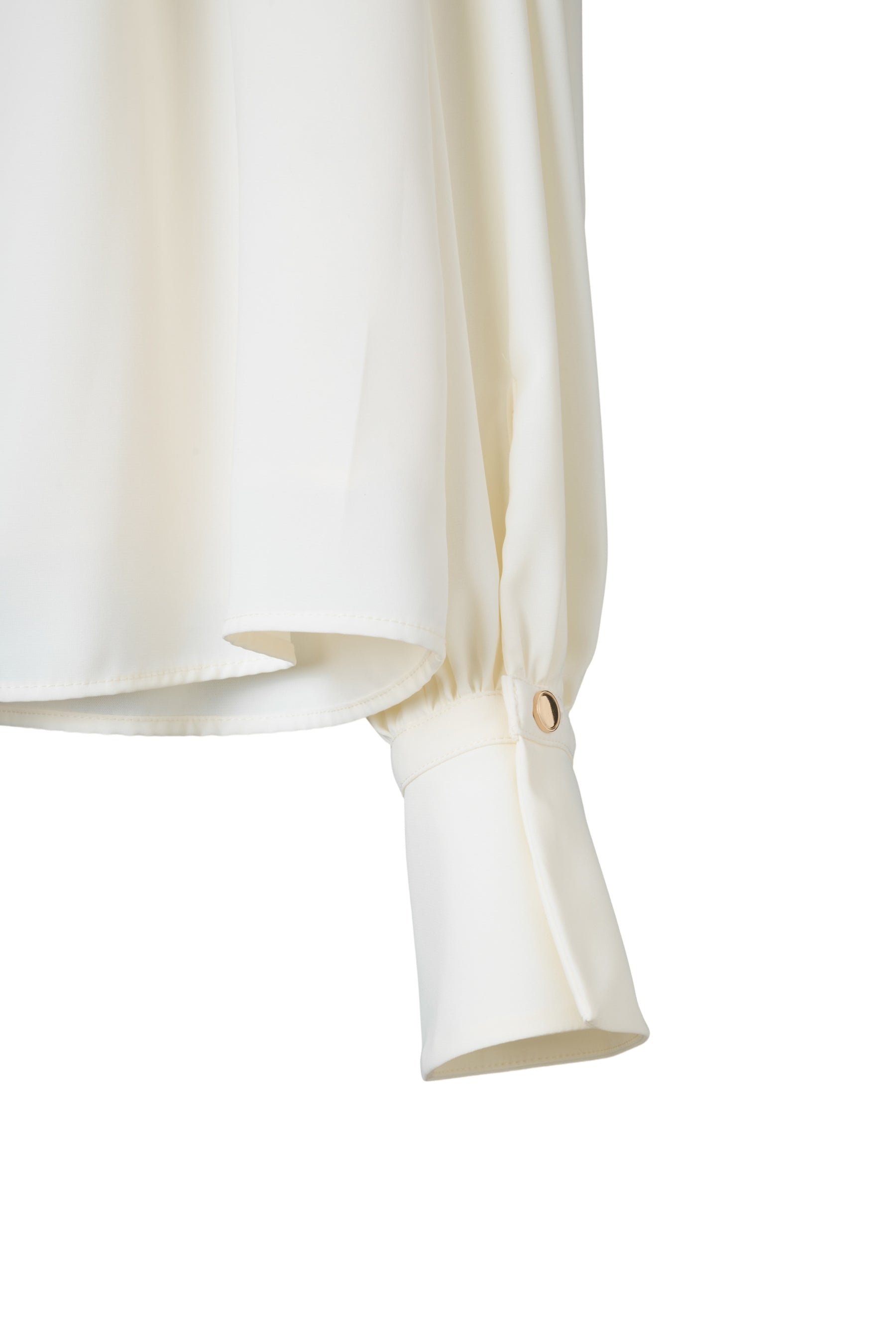 Bow-Tie Twill Blouse