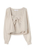【10月中旬発送】Lydie Ribbon-Tie Knit Ensemble