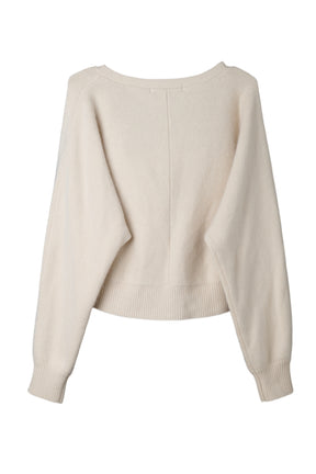 【10月中旬発送】Lydie Ribbon-Tie Knit Ensemble
