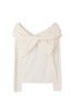 Twisted Gathered Velour Top