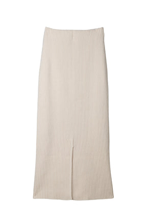 【10月中旬発送】Lydie Ribbed Knit Skirt