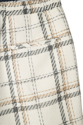 Tweed Check Mini Skort