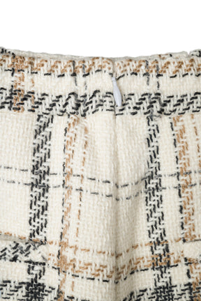 Tweed Check Mini Skort