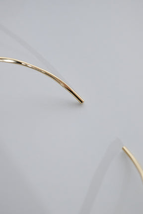【10月中旬発送】Gold Curved Cuff Choker