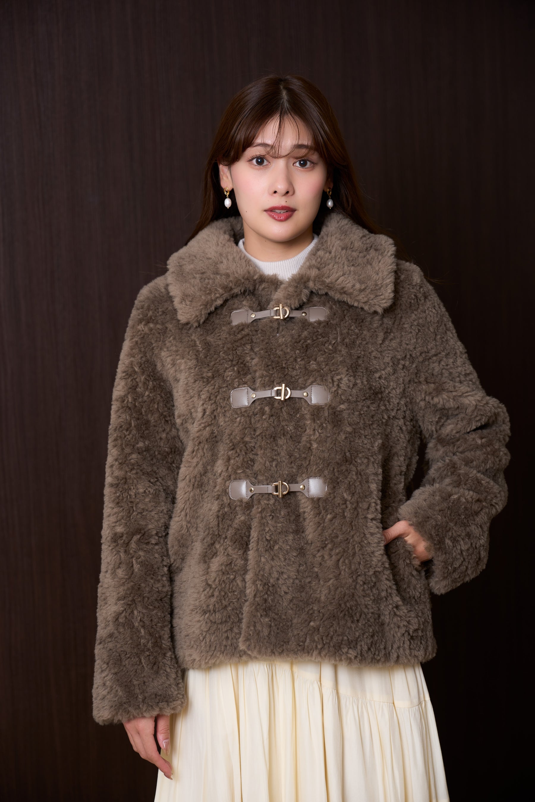 【10月下旬発送】Bambina Faux Fur Coat