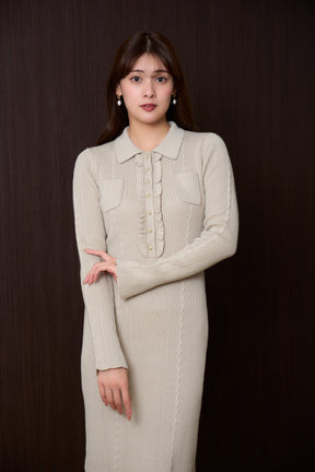 【10月中旬発送】Margot Knit Long Dress