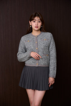Vienna Pleated Mini Skirt