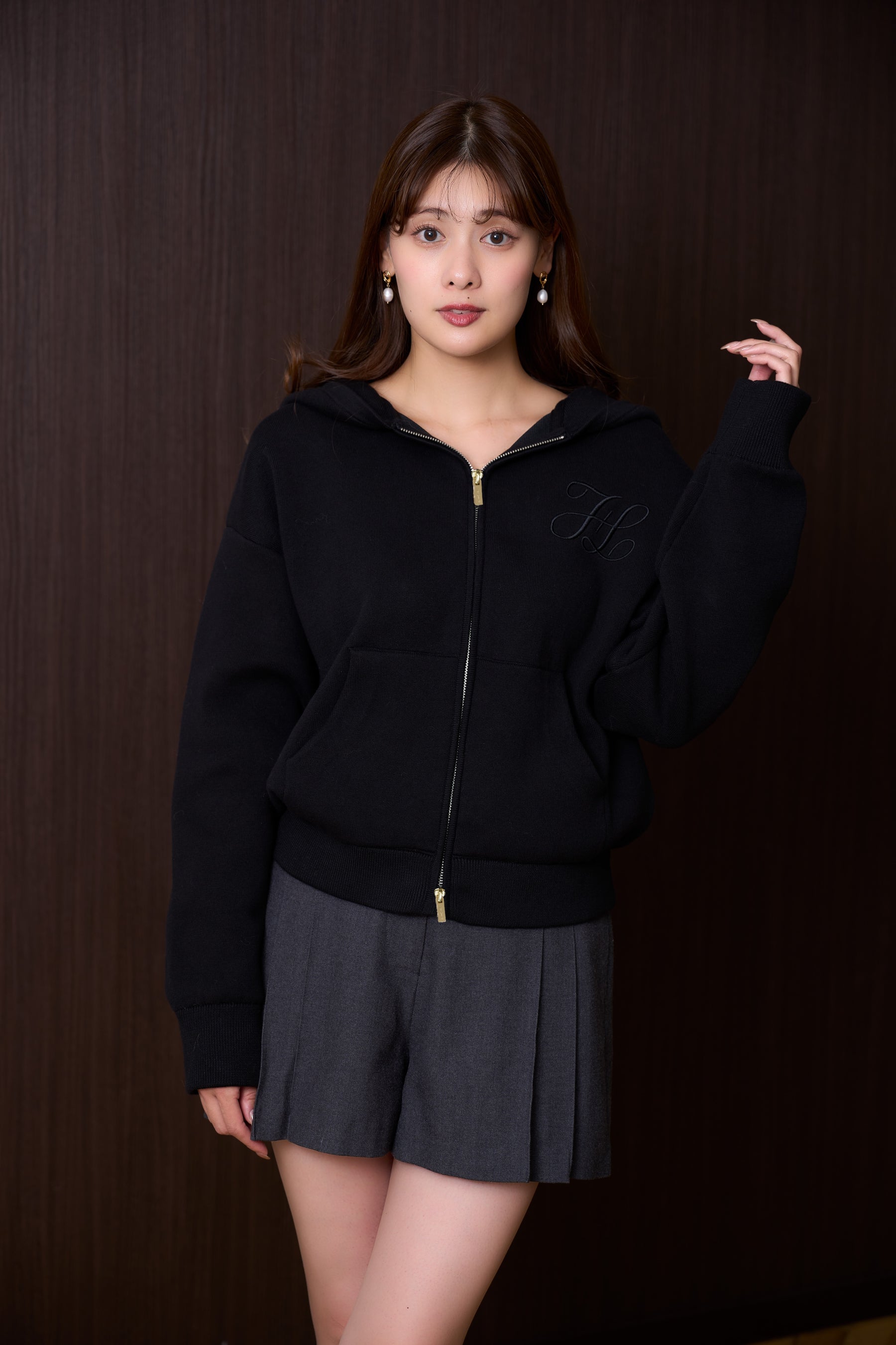 【12月中旬発送】Smooth Knit Hoodie
