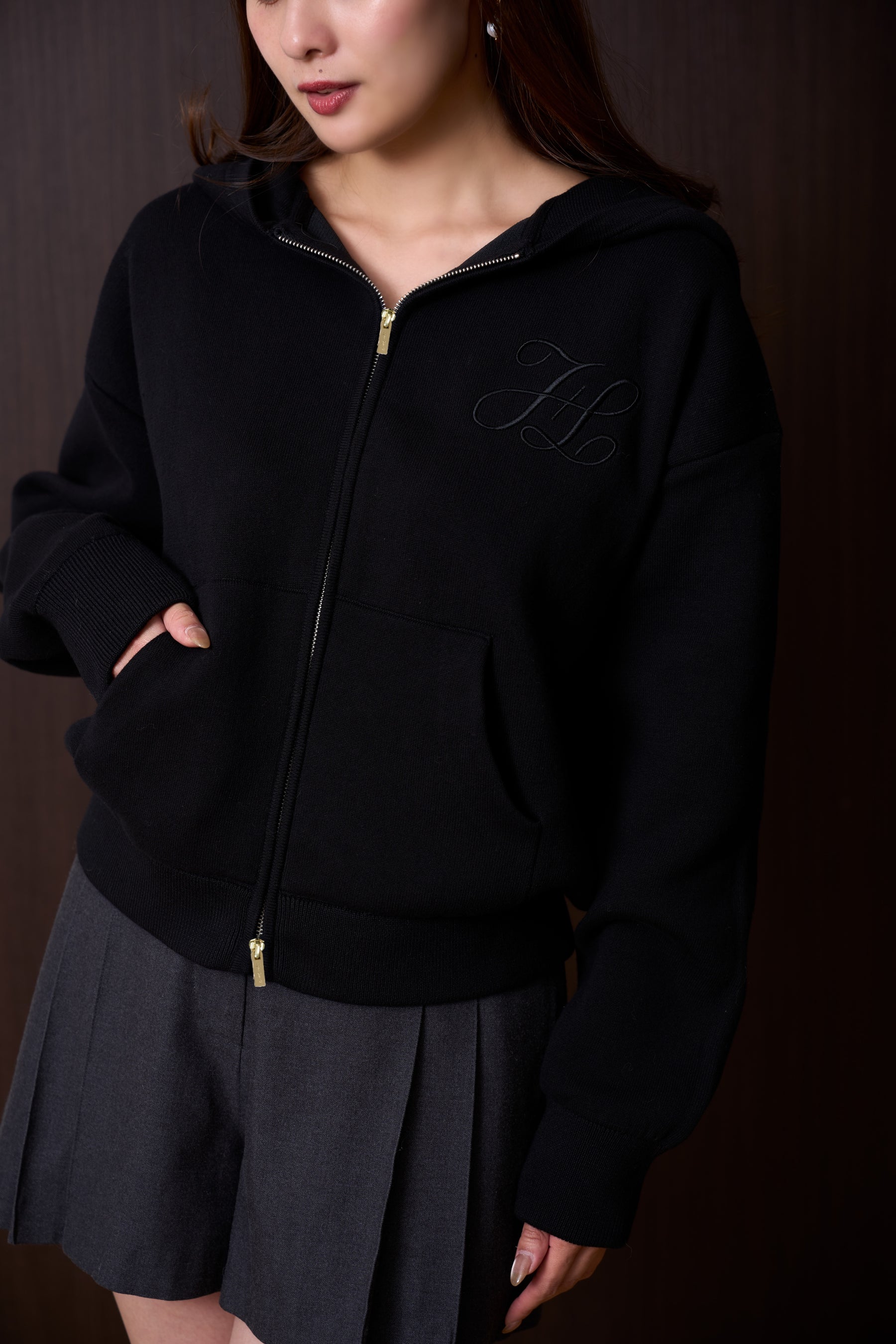 【12月中旬発送】Smooth Knit Hoodie