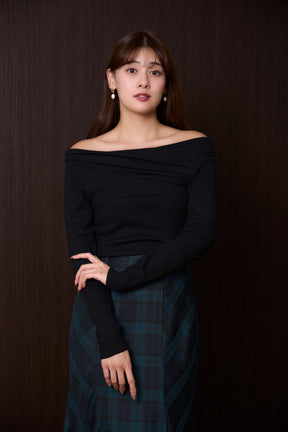 Aveline Gathered Knit Top