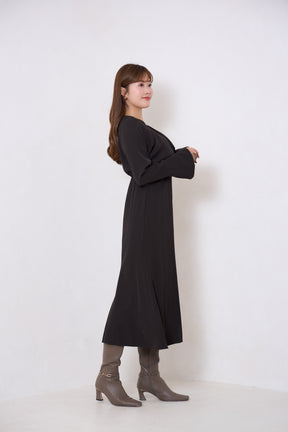 【10月中旬発送】Elsie Twist-Front Dress