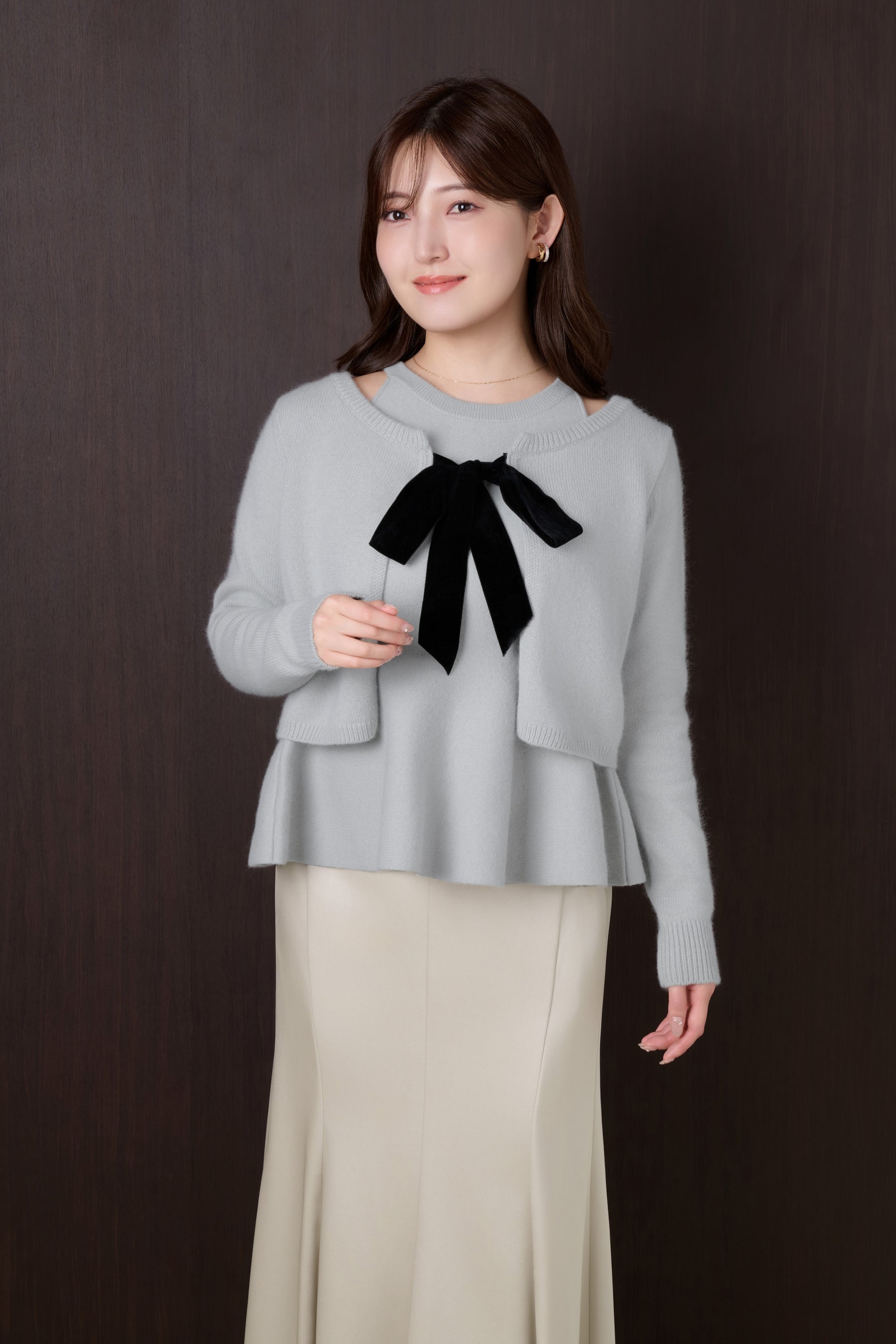 Lucille Peplum Knit Ensemble