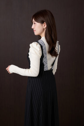 Florence Lace-Trim Jumper Dress