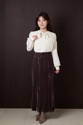 Fluid Bow-Tie Blouse