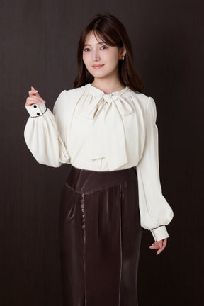 Fluid Bow-Tie Blouse