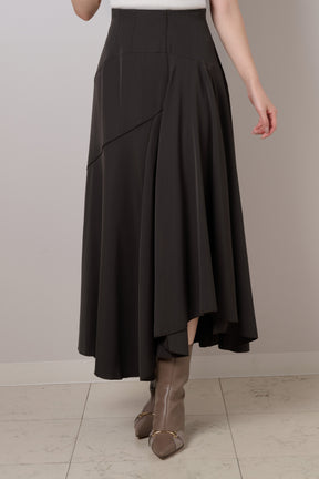 Asymmetric Draped Skirt