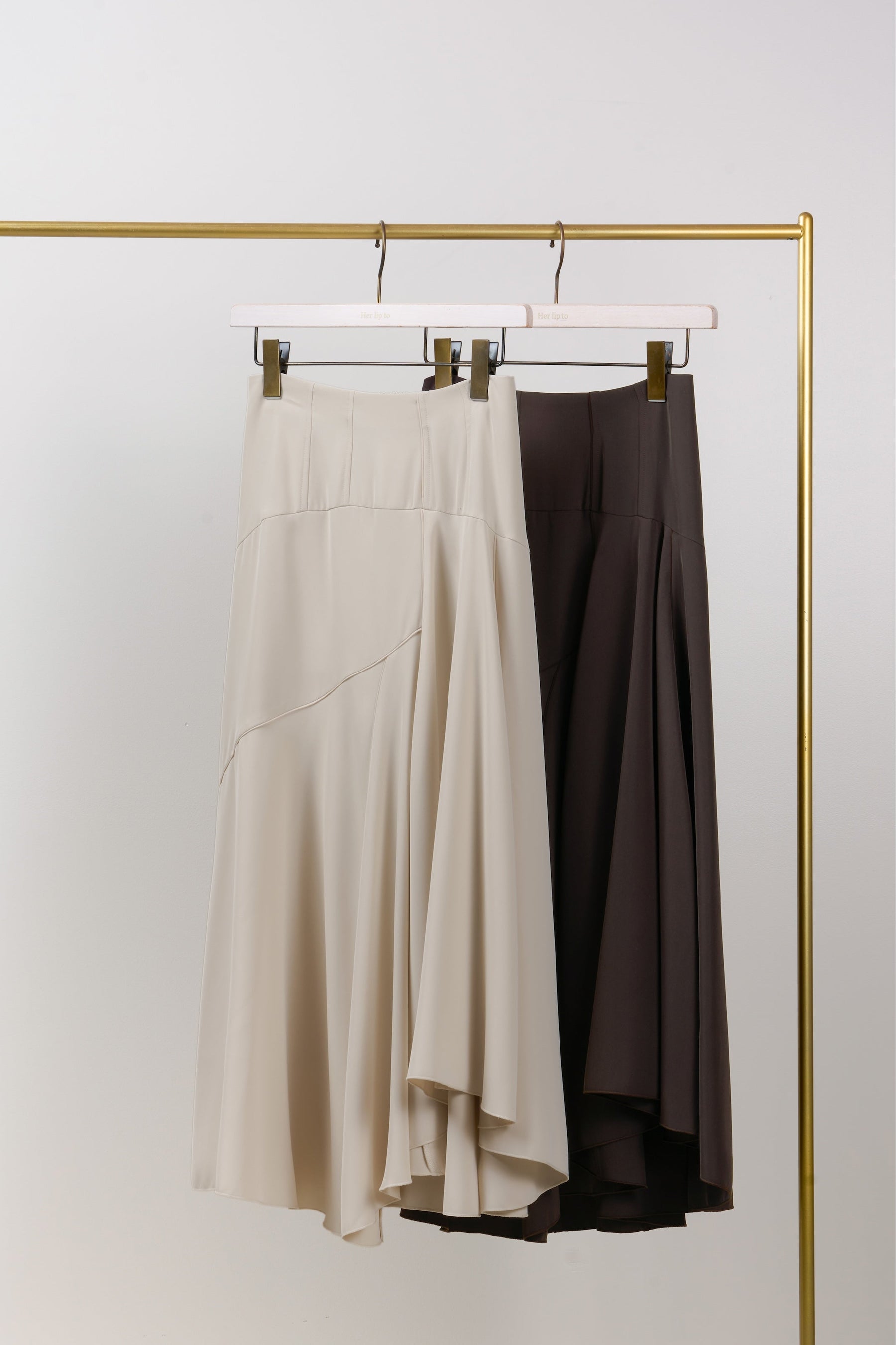 Asymmetric Draped Skirt