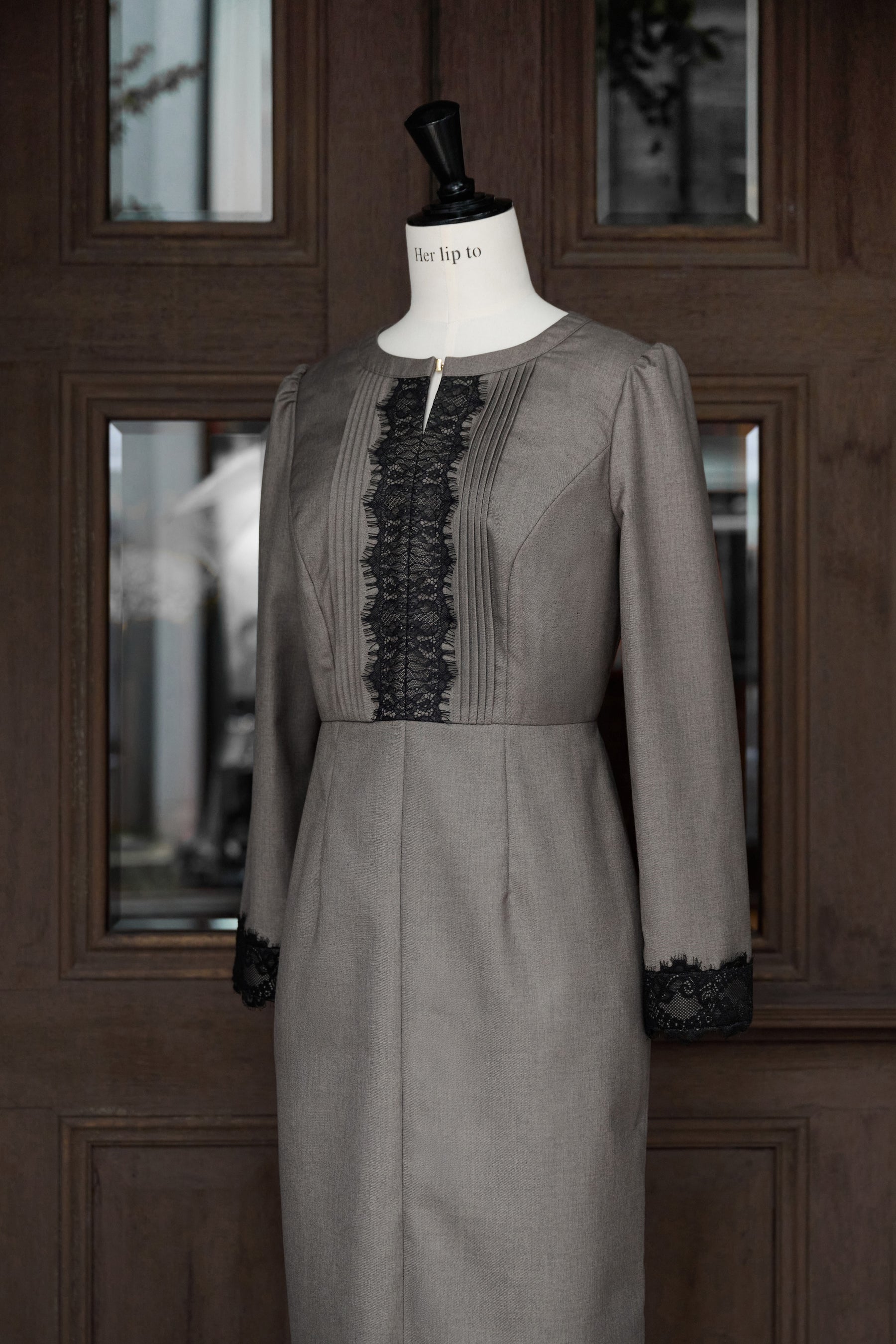 Charone Lace-Trimmed Dress