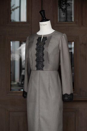 Charone Lace-Trimmed Dress