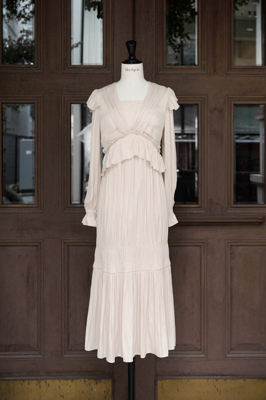 Marion Fluid Gathered Dress