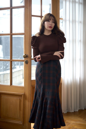 Mermaid Panel Long Skirt