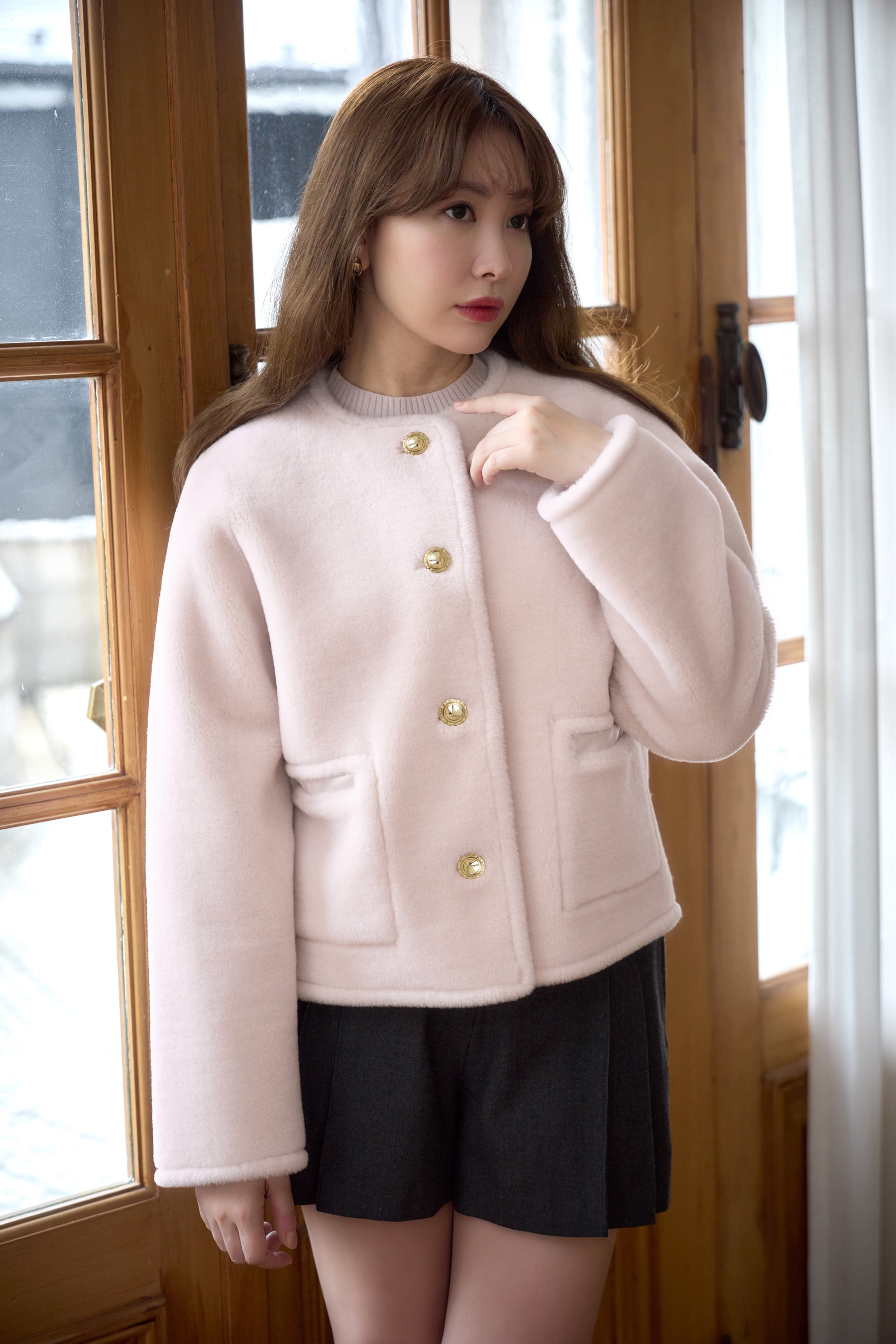 [Shipping in early November] Lausanne Wool Short Coat