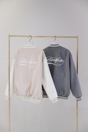 【10月中旬発送】H Logo Varsity Jacket