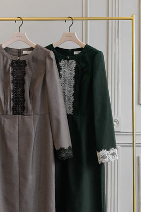Charone Lace-Trimmed Dress