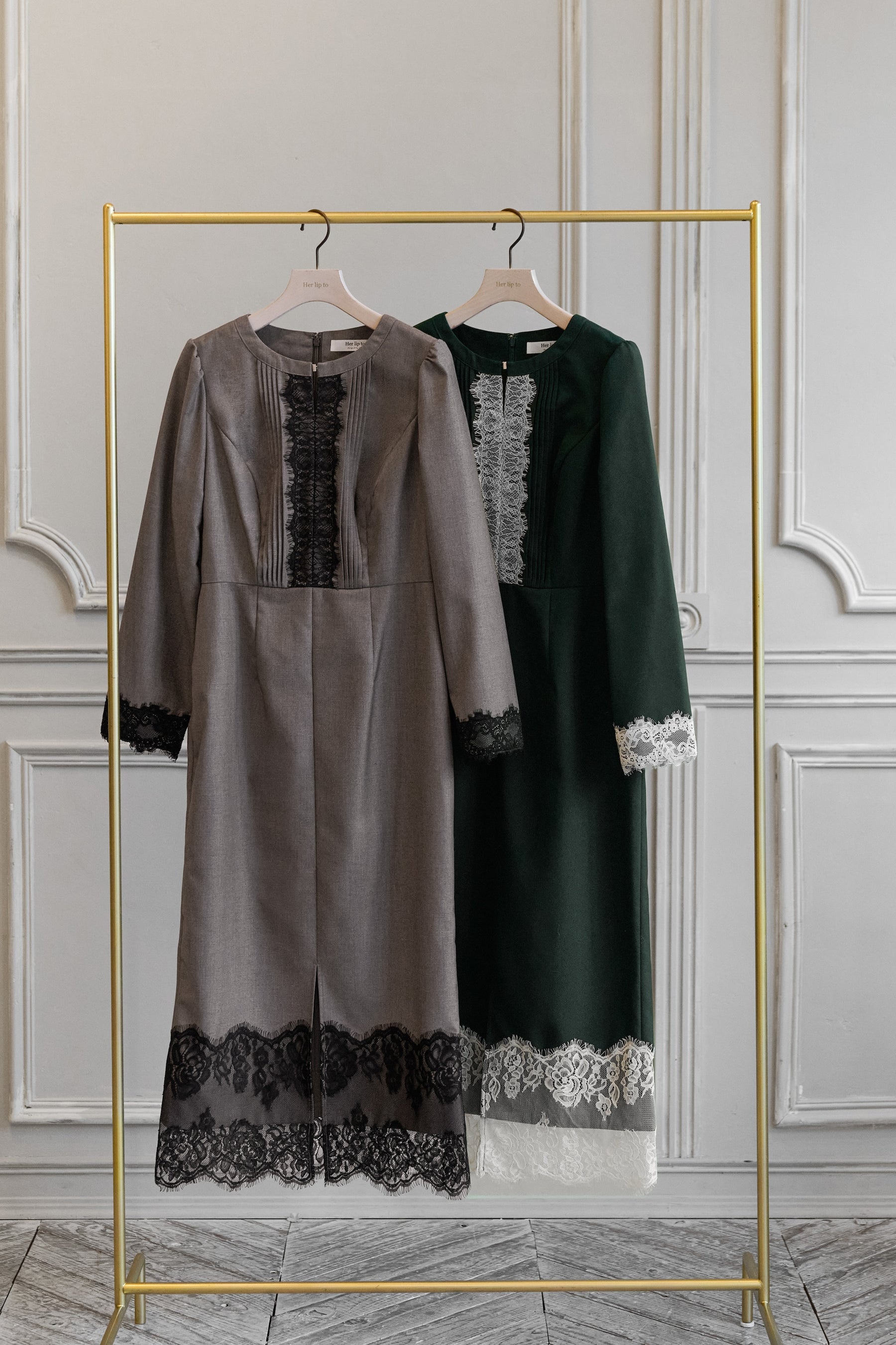 Charone Lace-Trimmed Dress