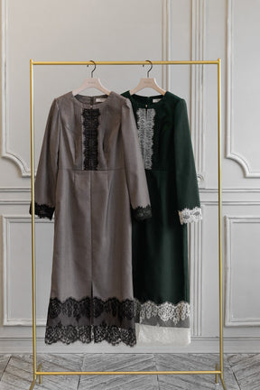 Charone Lace-Trimmed Dress