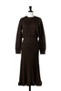 Lattice Eyelet Knit Dress